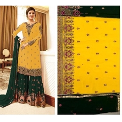 ARU DESIGNER GEORGETTE SHARARA SUIT