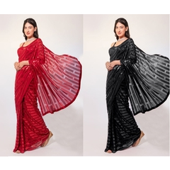 Bollywood Trend Beautiful Saree Fancy Sequence Work With Blouse