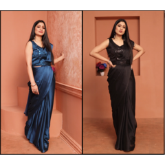 Bollywood Trendz Presenting You Most Beautiful 1 Min Ready To Wear Saree Collection With Our Own Real Modeling Shoot