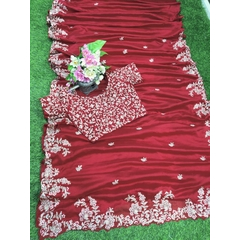 Heavy Kasturi Silk Georgette Sarees