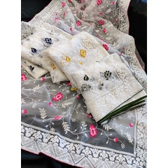 Launching 4 Multy Colour Saree With Soft Organza Silk