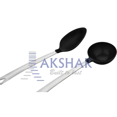 Nylon Basting And Ladle With Stainless Steel Handle - 2 pcs-B