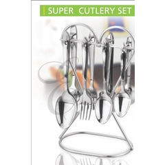 Royal Cutlery Set With Stand - 24 pcs