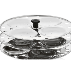 SS Idli Stand with 3-Plates -12 Idlis