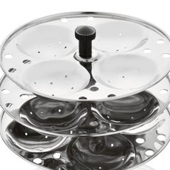 SS Idli Stand with 3-Plates -12 Idlis-B